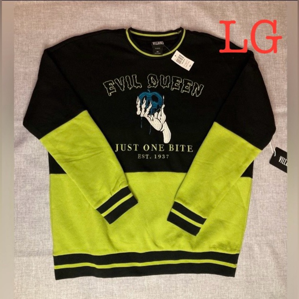 LG Disney Snow White Evil Queen Panel Crewneck